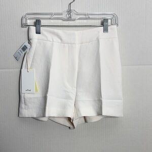 Aritzia Wilfred light birch High-Waist Tailored Shorts The Limitless Mini - 7011